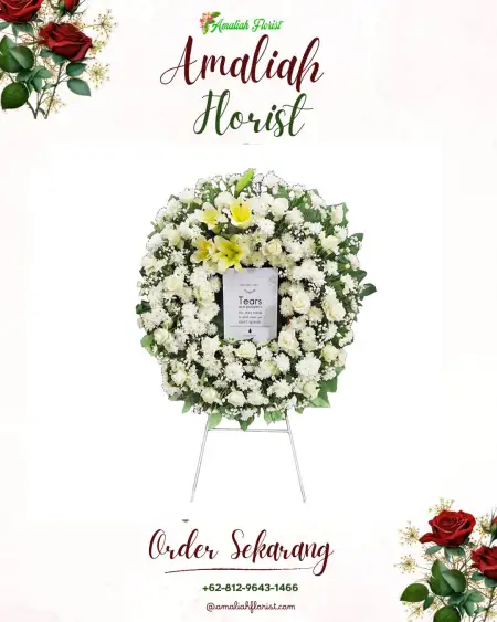 Krans Bunga Duka Ruko Cinere Depok